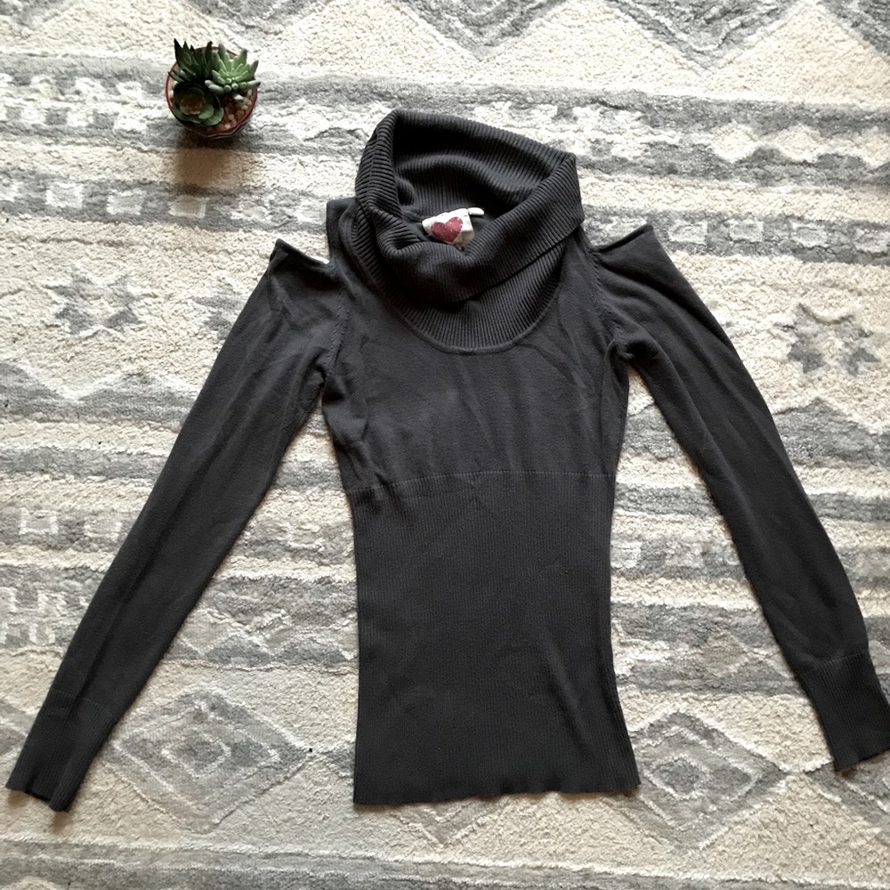 Beautiful Cold Shoulder Sweater